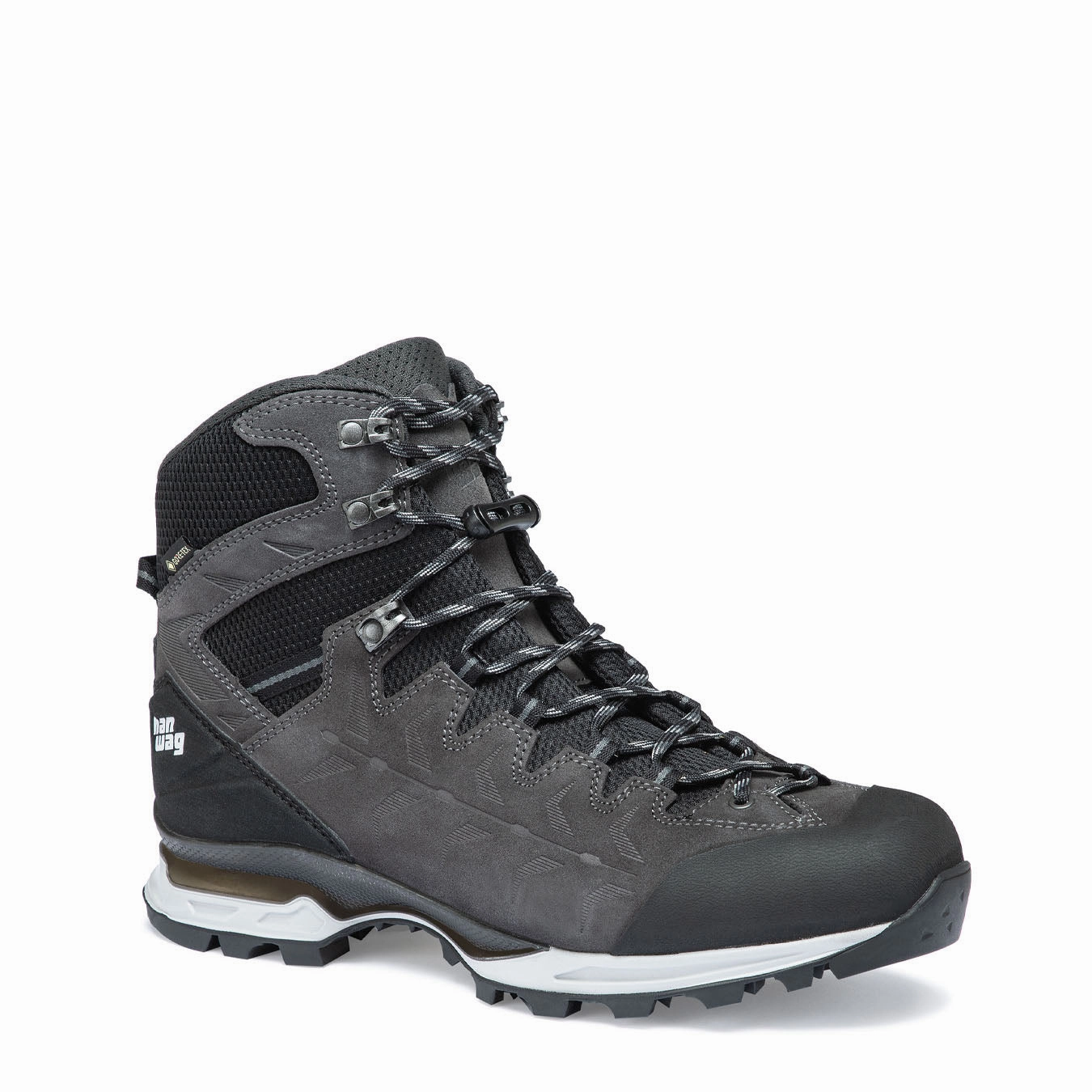Hanwag Makra Trek GTX Boot Asphalt / Light Grey Trendy Trainers for Men