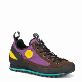 Hanwag Rotpunkt Low GTX Brown / Violet Trendy Trainers for Men