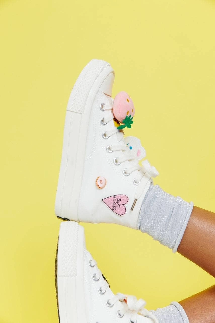 Happy Feet High Top Sneakers Girls Casual Shoes promo price