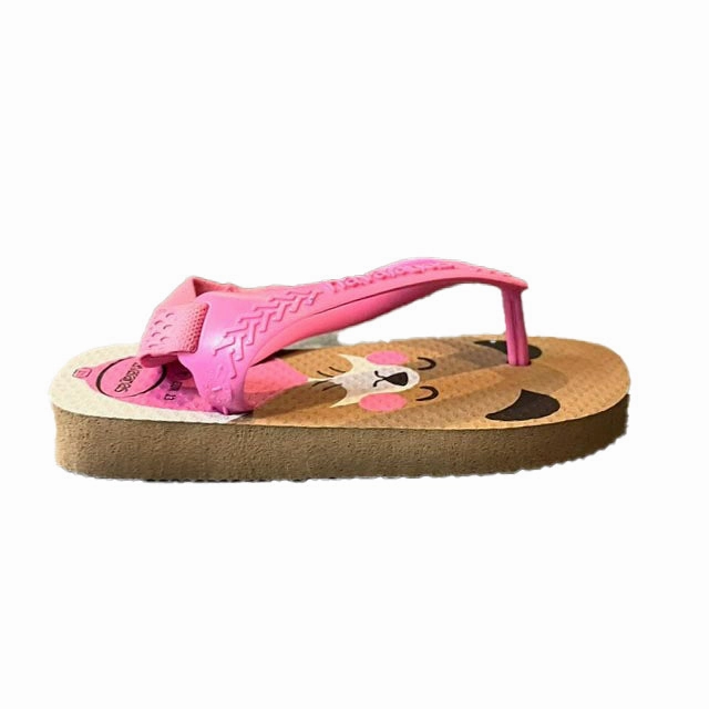Havaianas Girls Pink Dogs Flip Flops Boys Casual Shoes clearance