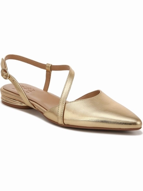 Hawaii Womens Leather Pointed Toe Slingbacks Cheap Ballerina Flats Womens