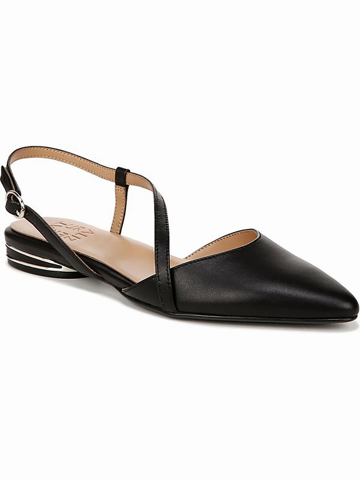 Hawaii Womens Leather Pointed Toe Slingbacks