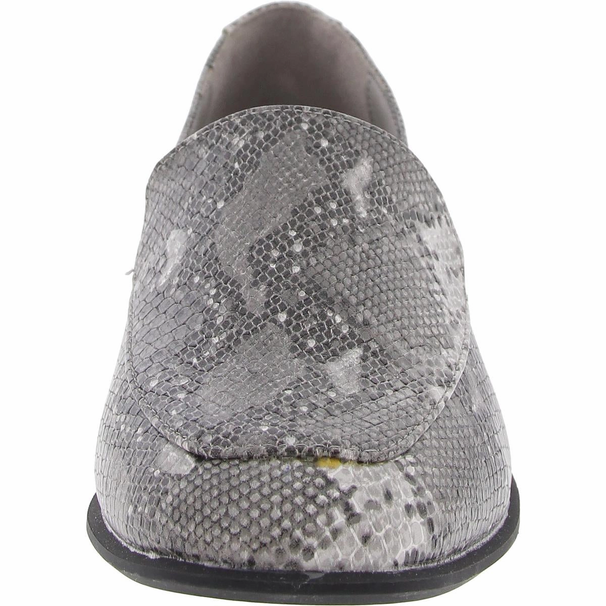 Haze Snake Womens Snake Print Faux Leather Loafers