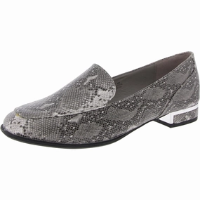 Haze Snake Womens Snake Print Faux Leather Loafers Soft Sole Flats Womens sale