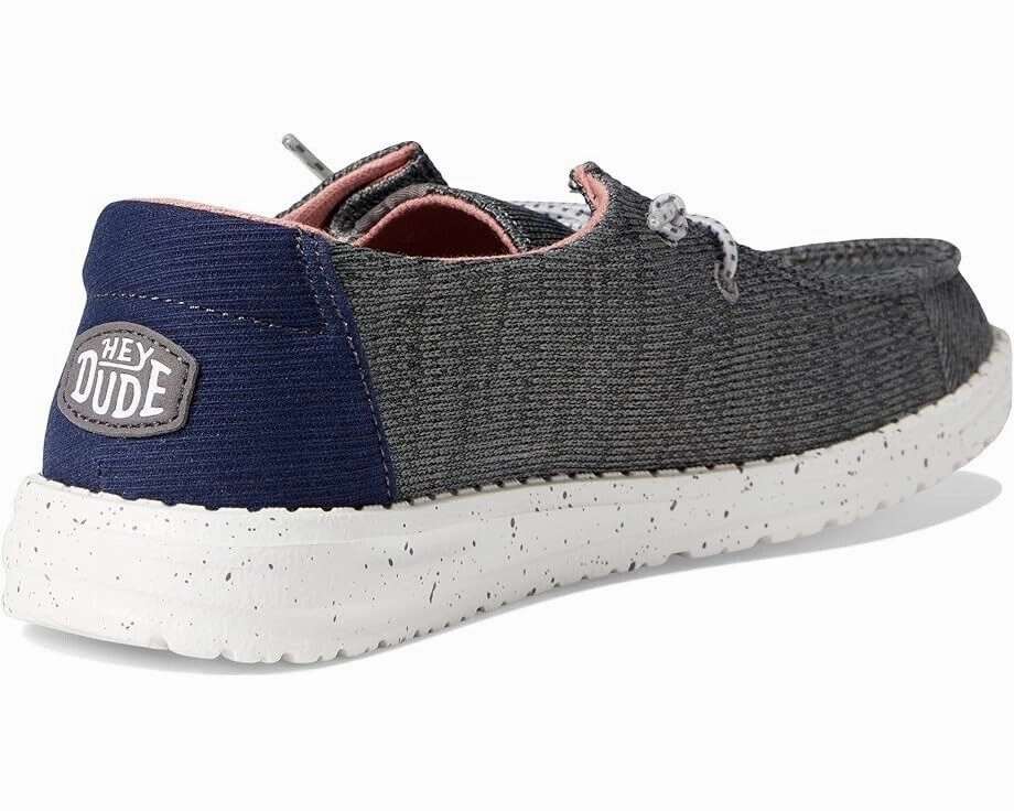 Hey Dude Wendy Sport Mesh Little Kids Girls Size US 13 Navy Casual Shoes FZP583