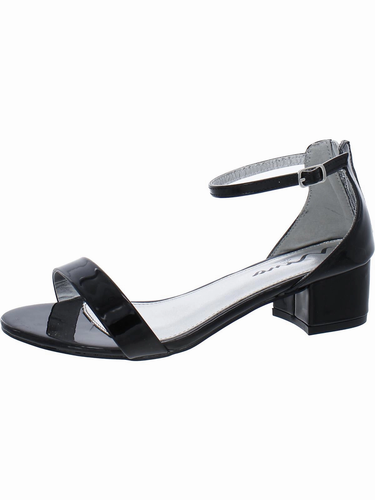 Hidi Girls Faux Leather Open Toe Block Heel Girls Shoes promo price