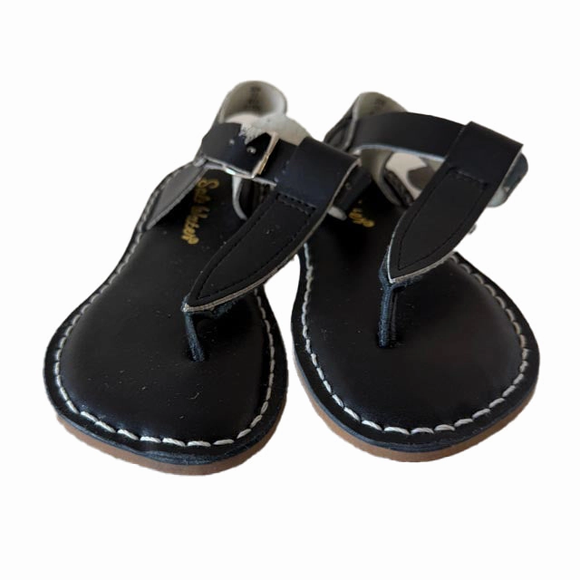 Hoy Saltwater Girls Black Sandals
