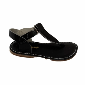 Hoy Saltwater Girls Black Sandals Affordable Casual Footwear for Girls