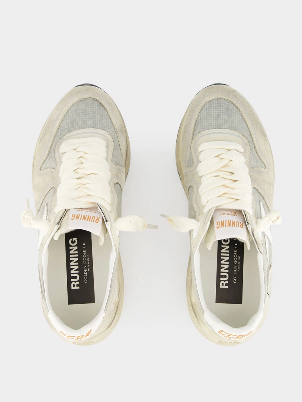 Ice and Eggnog Sneakers Leather Star and Heel