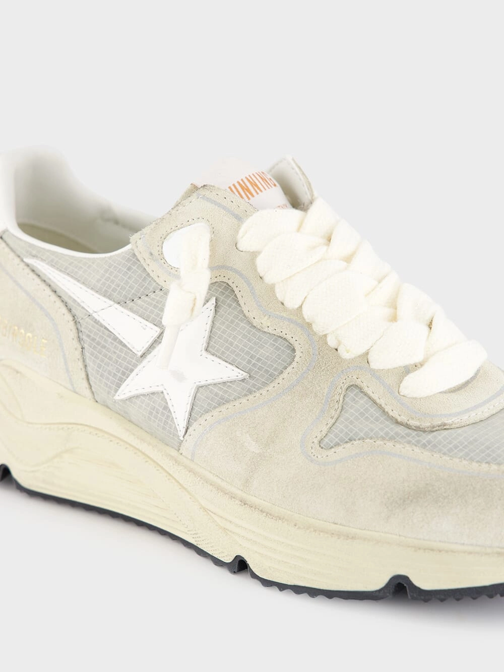 Ice and Eggnog Sneakers Leather Star and Heel