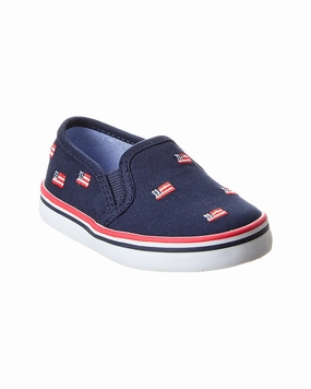 Janie and Jack Flag Sneaker Girls Casual Shoes promo price