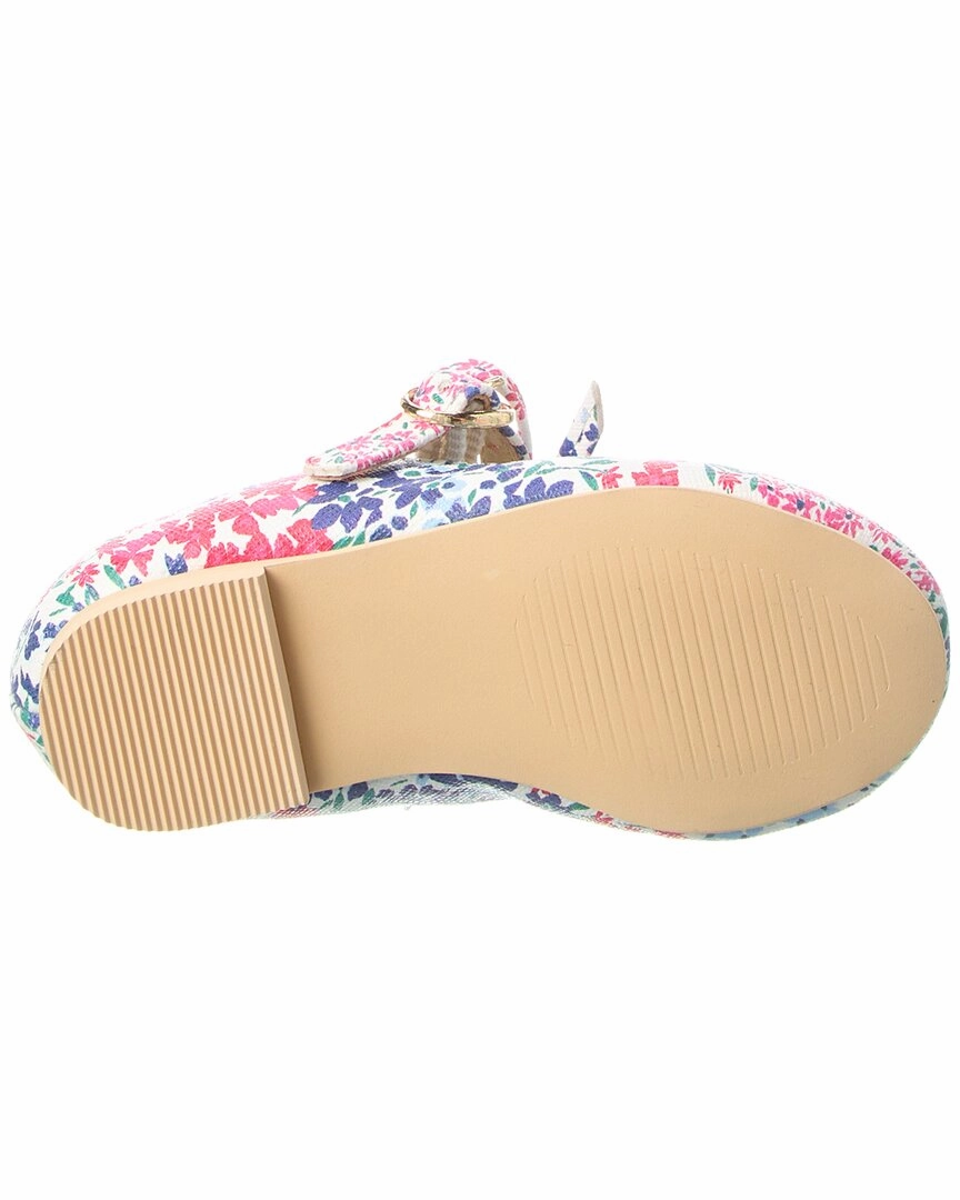 Janie and Jack Floral Bow Flat