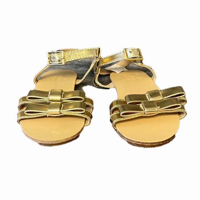 Janie and Jack Girls Gold Sandals Boys Casual Shoes clearance