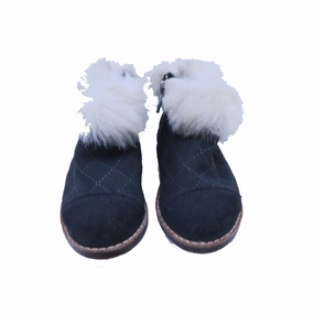Janie and Jack Girls Gray Fur Boots Boys Casual Shoes clearance
