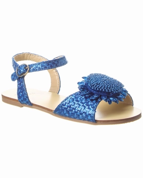 Janie and Jack Straw Flower Sandal Affordable Casual Footwear for Girls