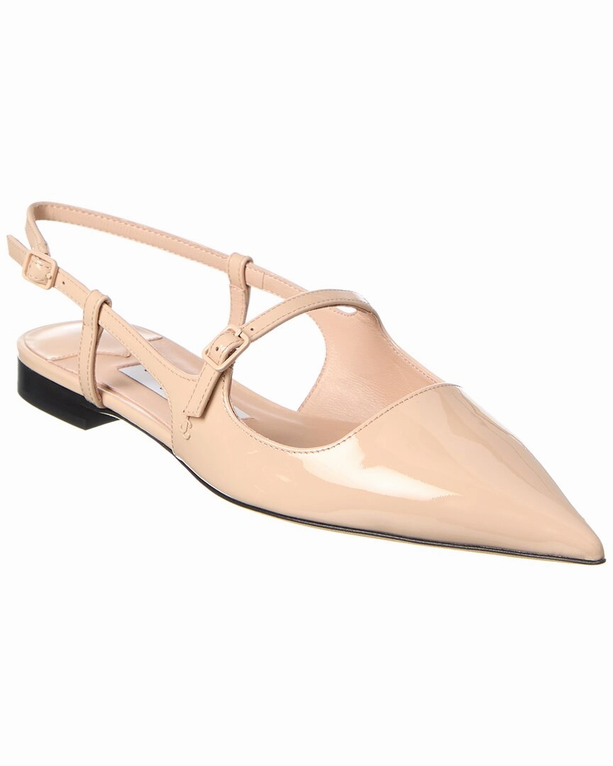 Jimmy Choo Didi Patent Slingback Flat Cheap Ballerina Flats Womens