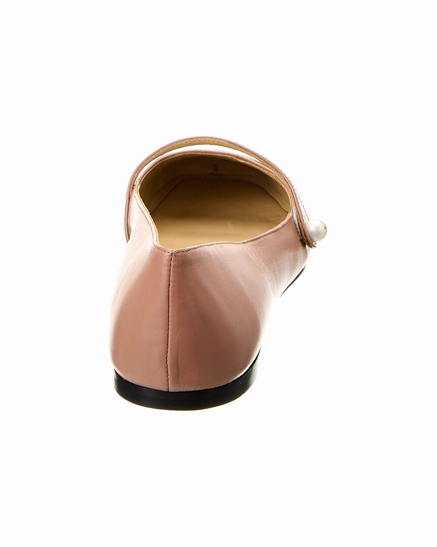 Jimmy Choo Elisa Leather & Patent Flat