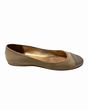 Jimmy Choo Watson Flats in Beige Suede Womens Fashion Flats cheap