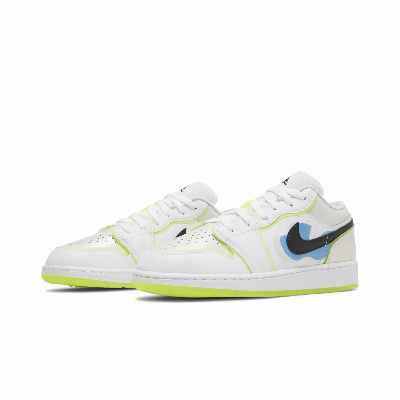 Jordan 1 Low Warped Swoosh (GS)