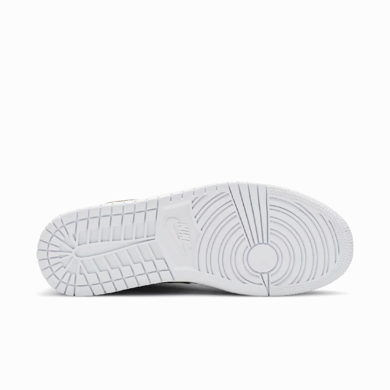 Jordan 1 Low White Metallic Gold (Women's)