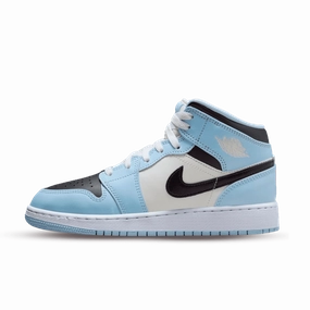 Jordan 1 Mid Ice Blue (GS) Sneakers on sale today
