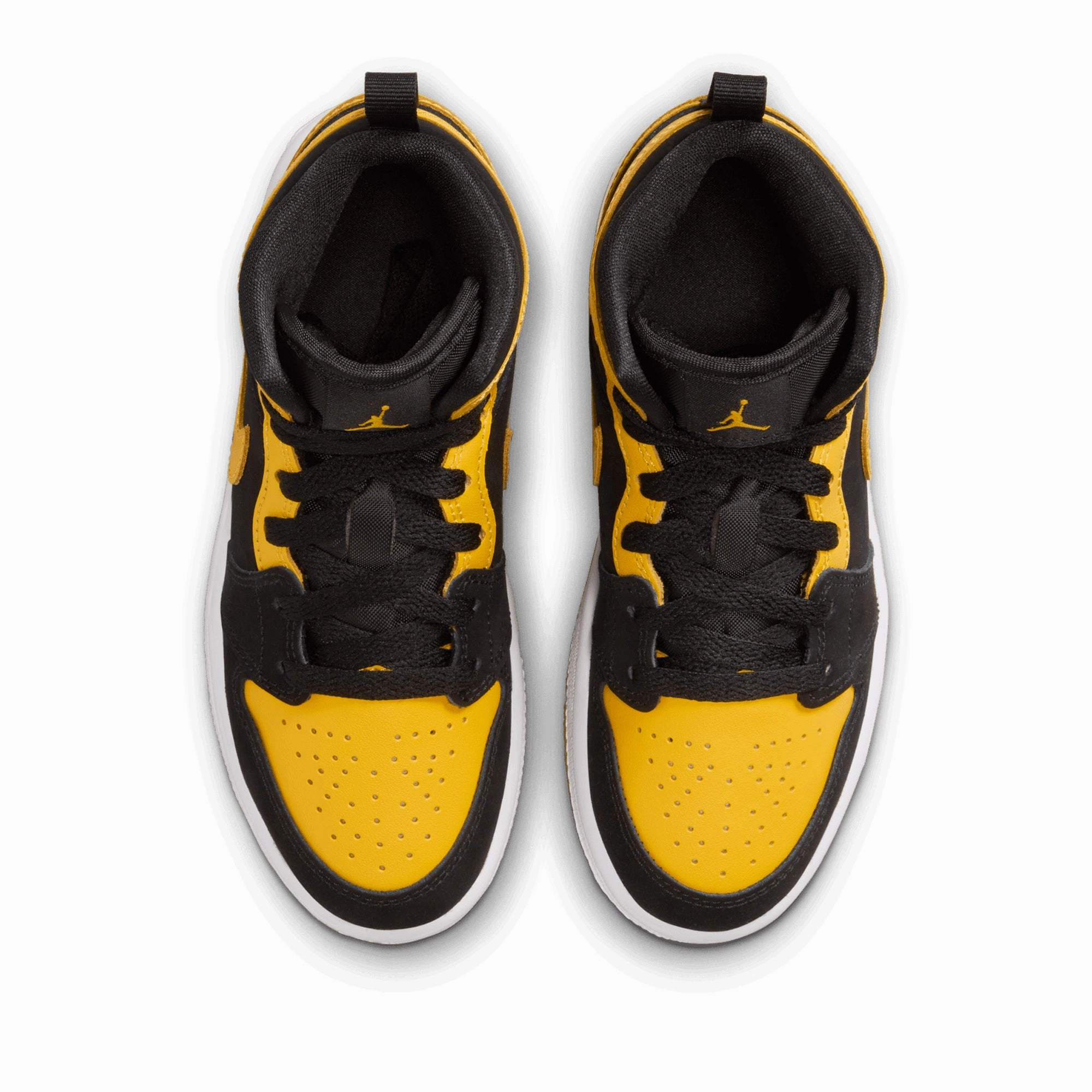 Jordan 1 Mid SE (PS) - Black/Varsity Maize