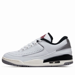 Jordan 2/3 - White/Fire Red Sneakers final sale