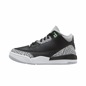 Jordan 3 Retro Green Glow (PS) Casual Sneakers outlet