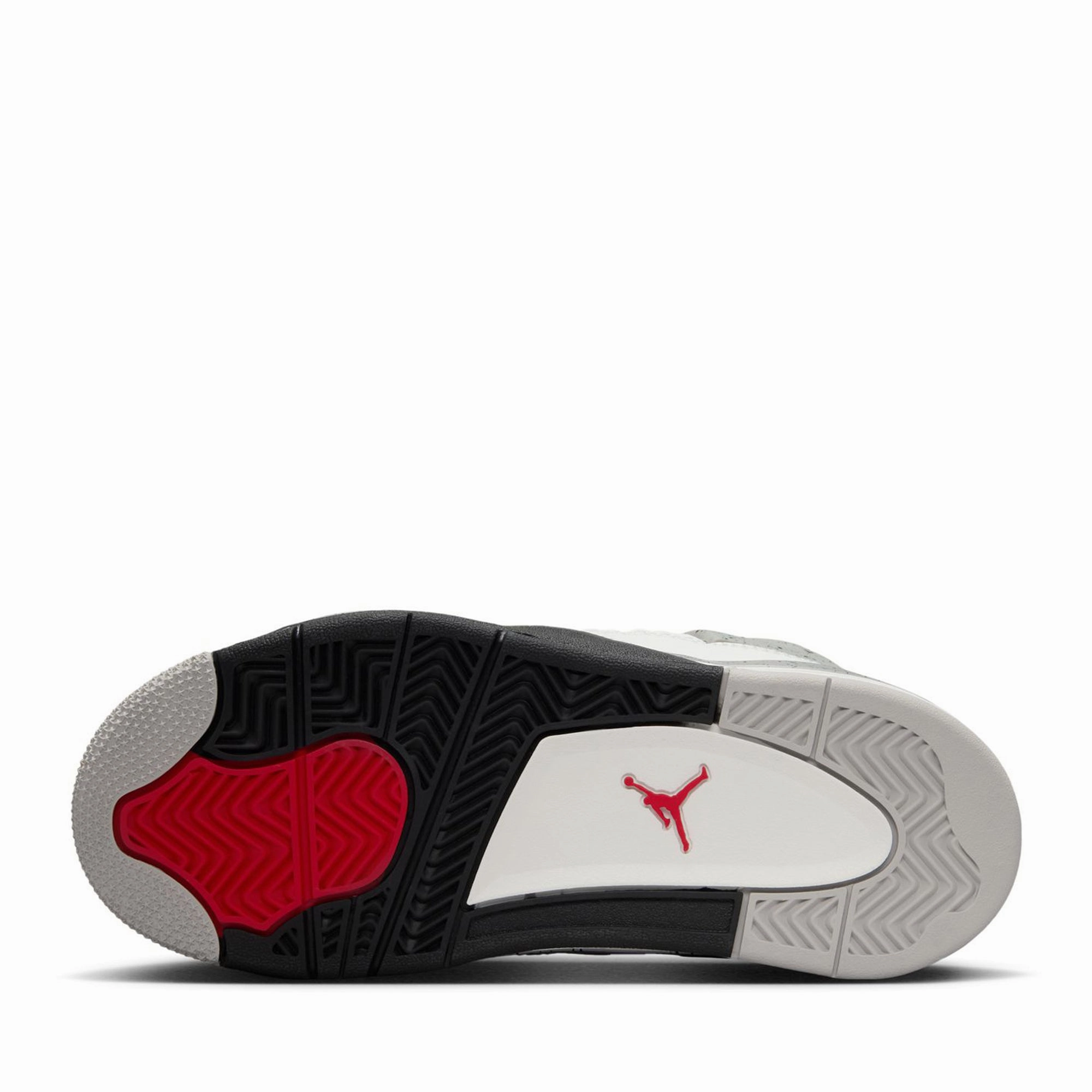 Jordan 4 Retro 'White Cement' (PS) - Summit White/Fire Red