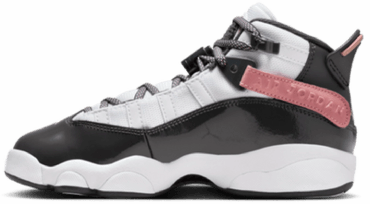 Jordan 6 Rings White Red Stardust Vapor Green Anthracite (GS)