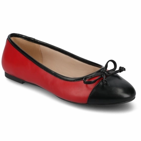 Journee Women's Kaiah Ballet Medium and Wide Width Dress Flats Womens Flat Shoes clearance