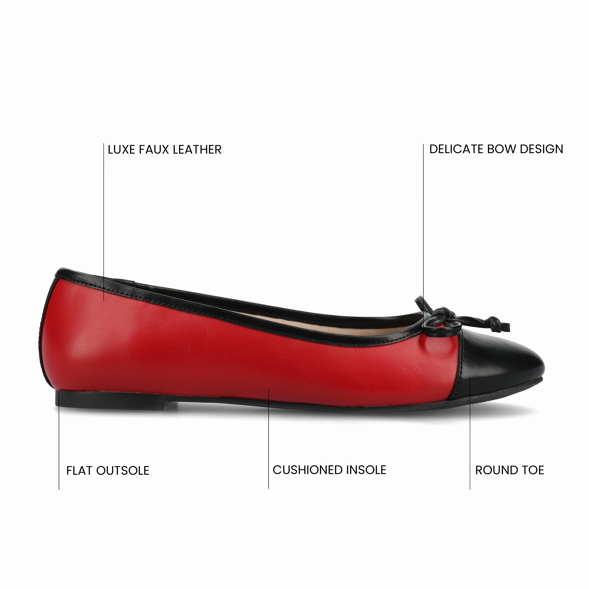 Journee Women's Kaiah Ballet Medium and Wide Width Dress Flats