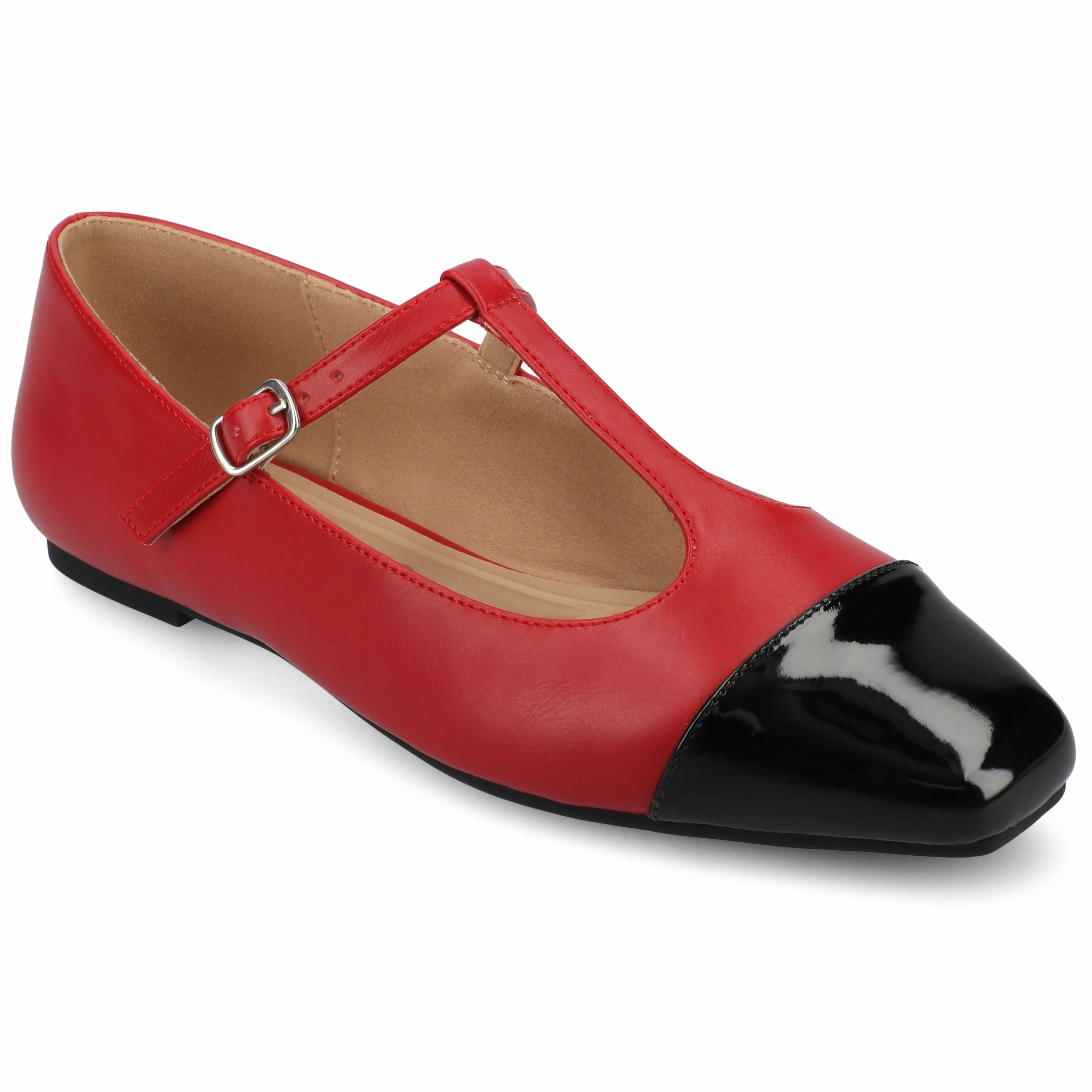 Journee Women's Theah Medium and Wide Width Dress Flats Womens Flat Shoes clearance
