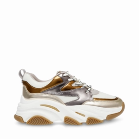 Jprogressive Sneaker PEWTER/GOLD Kids Sneakers discount shop