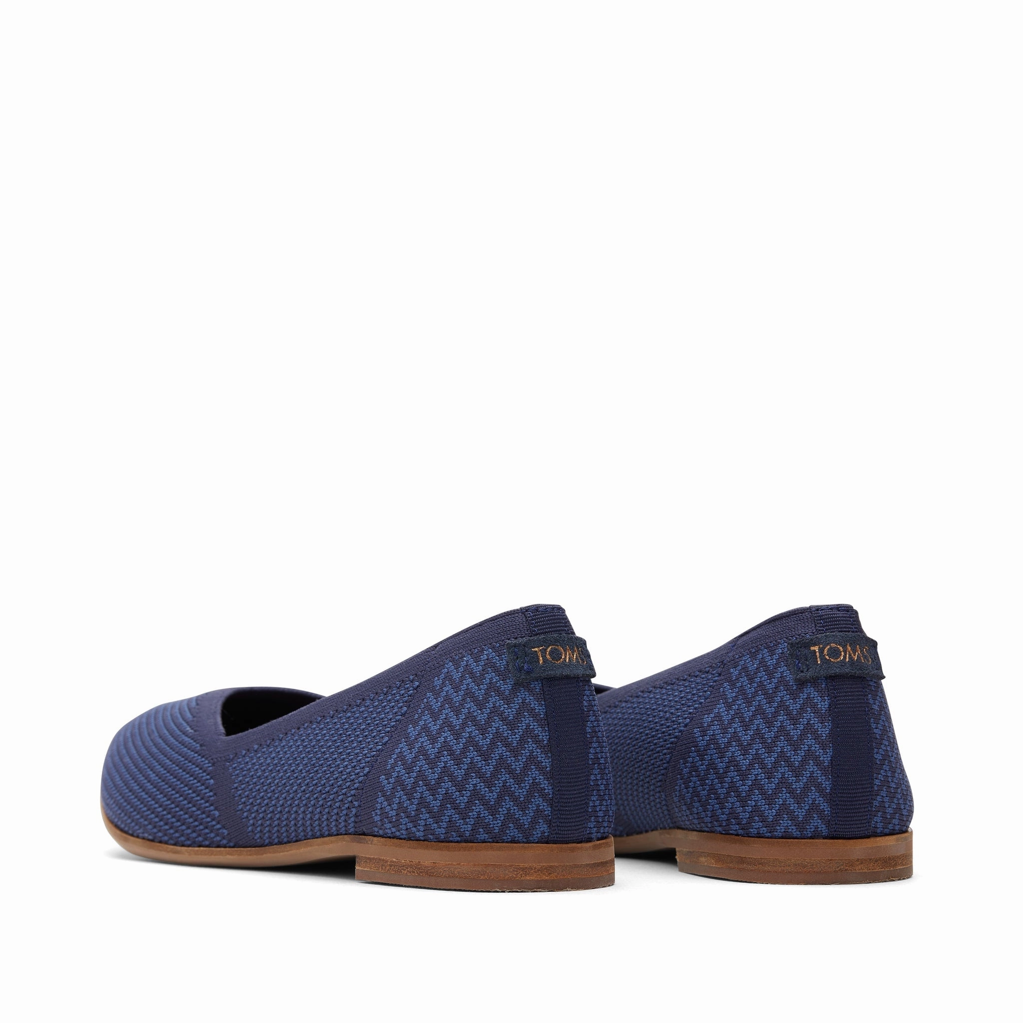 Jutti Neat Navy Knit Flat