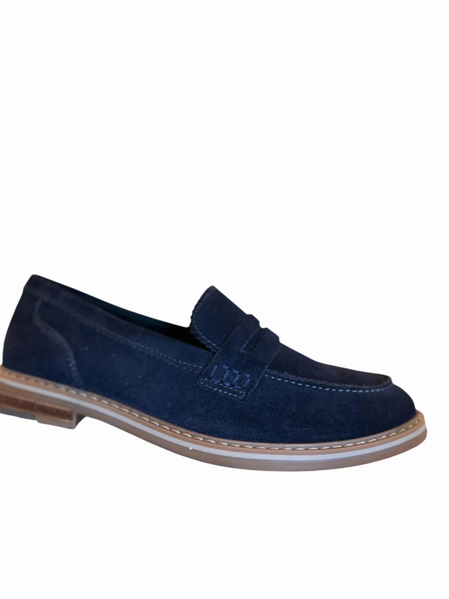 Kalendra Suede Shoes In Blue Womens Flats special deals