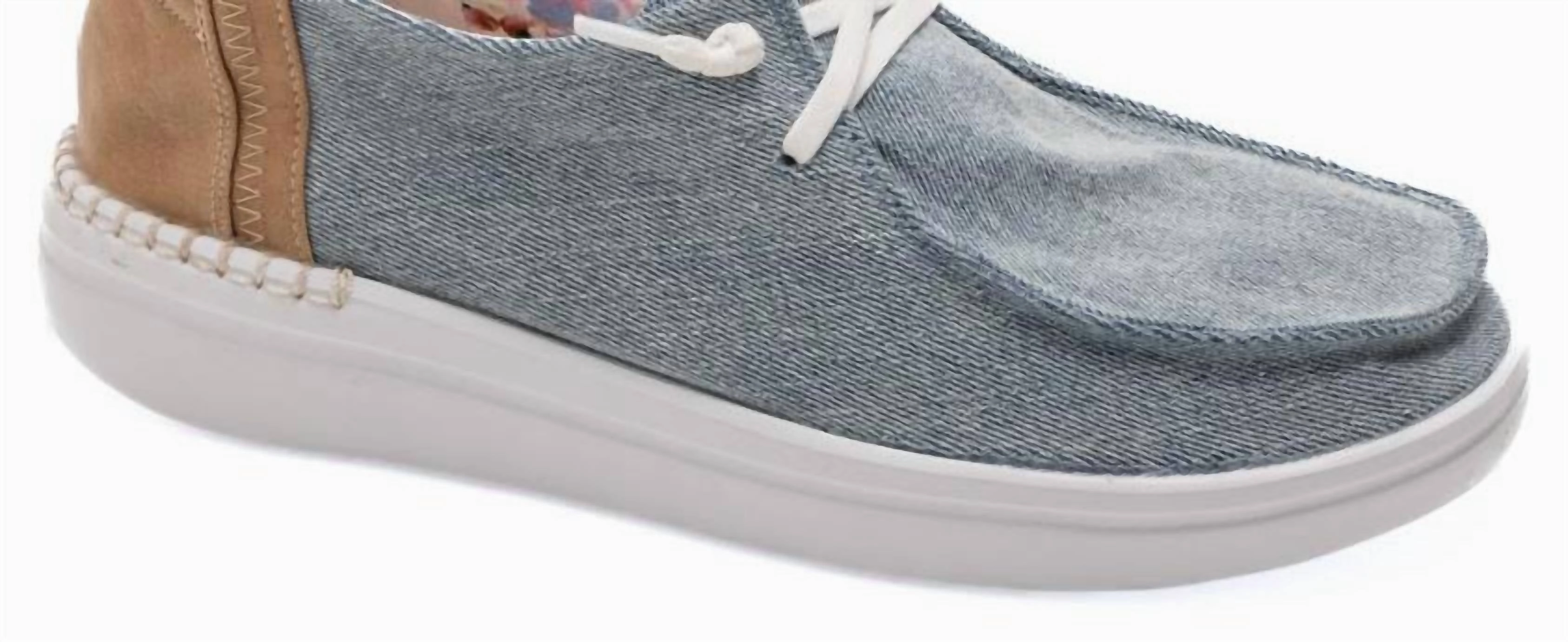 Kayak 2 Women's Slip On In Denim Trendy Flats for Women