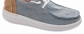 Kayak 2 Women's Slip On In Denim Trendy Flats for Women