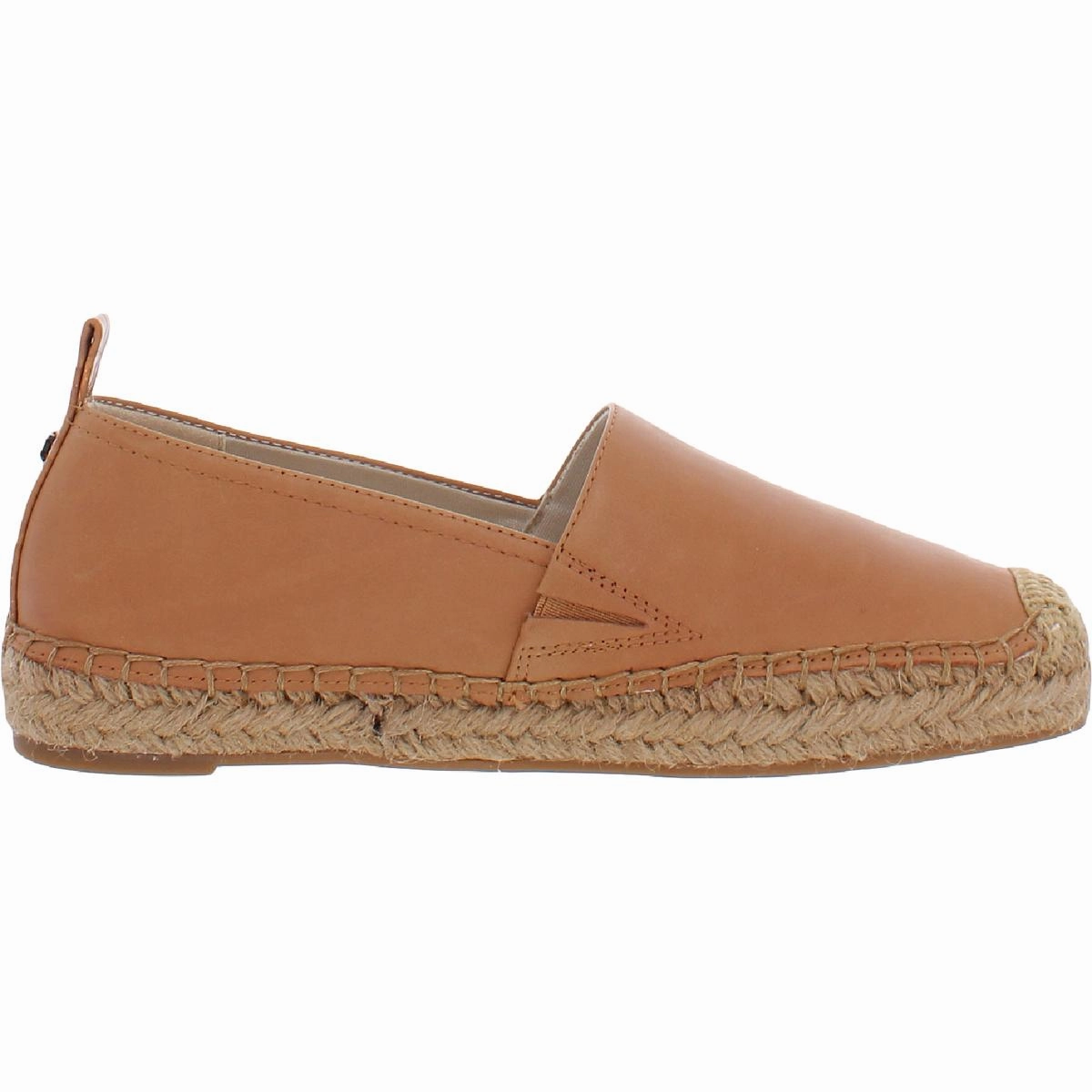 Kenley Womens Leather Slip On Espadrilles