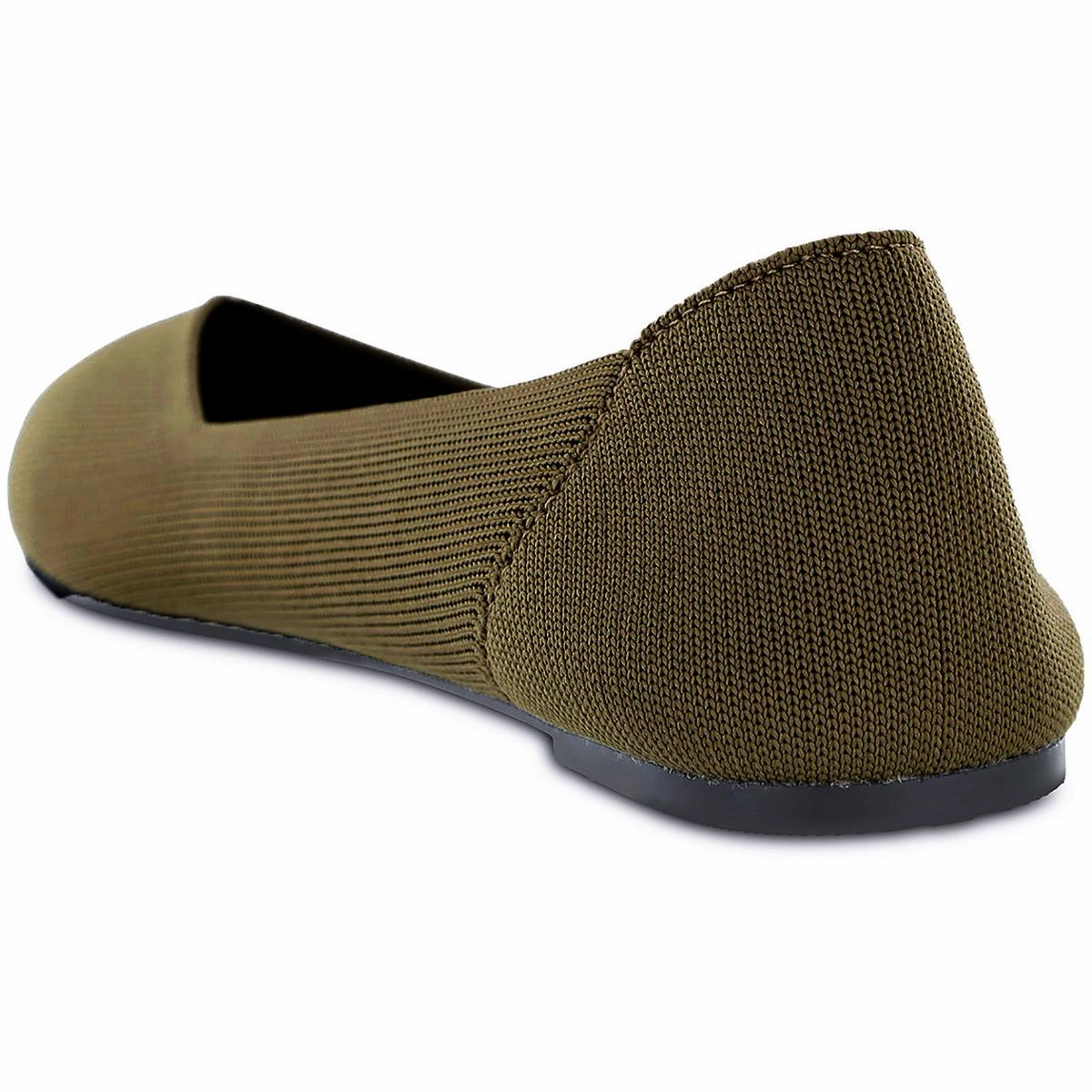 Kerri Womens Pointed Toe Slip On Ballet Flats
