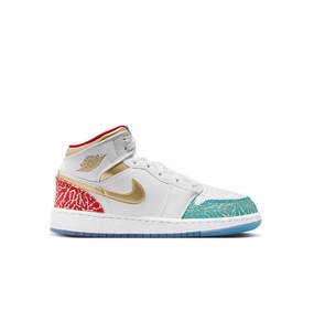 Kid's Air Jordan 1 Mid SS 'UNC to Chi' Kids Footwear cheap online
