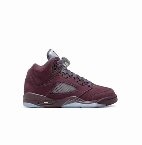 Kid's Air Jordan 5 Retro SE 'Burgundy' Fashion Shoes for Women