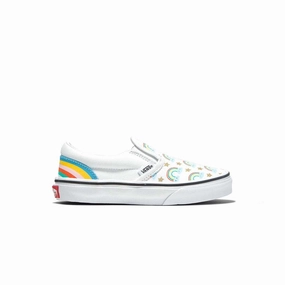Kid's Classic Slip-On 'Rad Rainbow' Kids Footwear cheap online