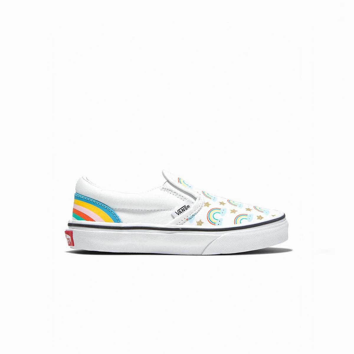 Kid's Classic Slip-On 'Rad Rainbow' Kids Footwear cheap online