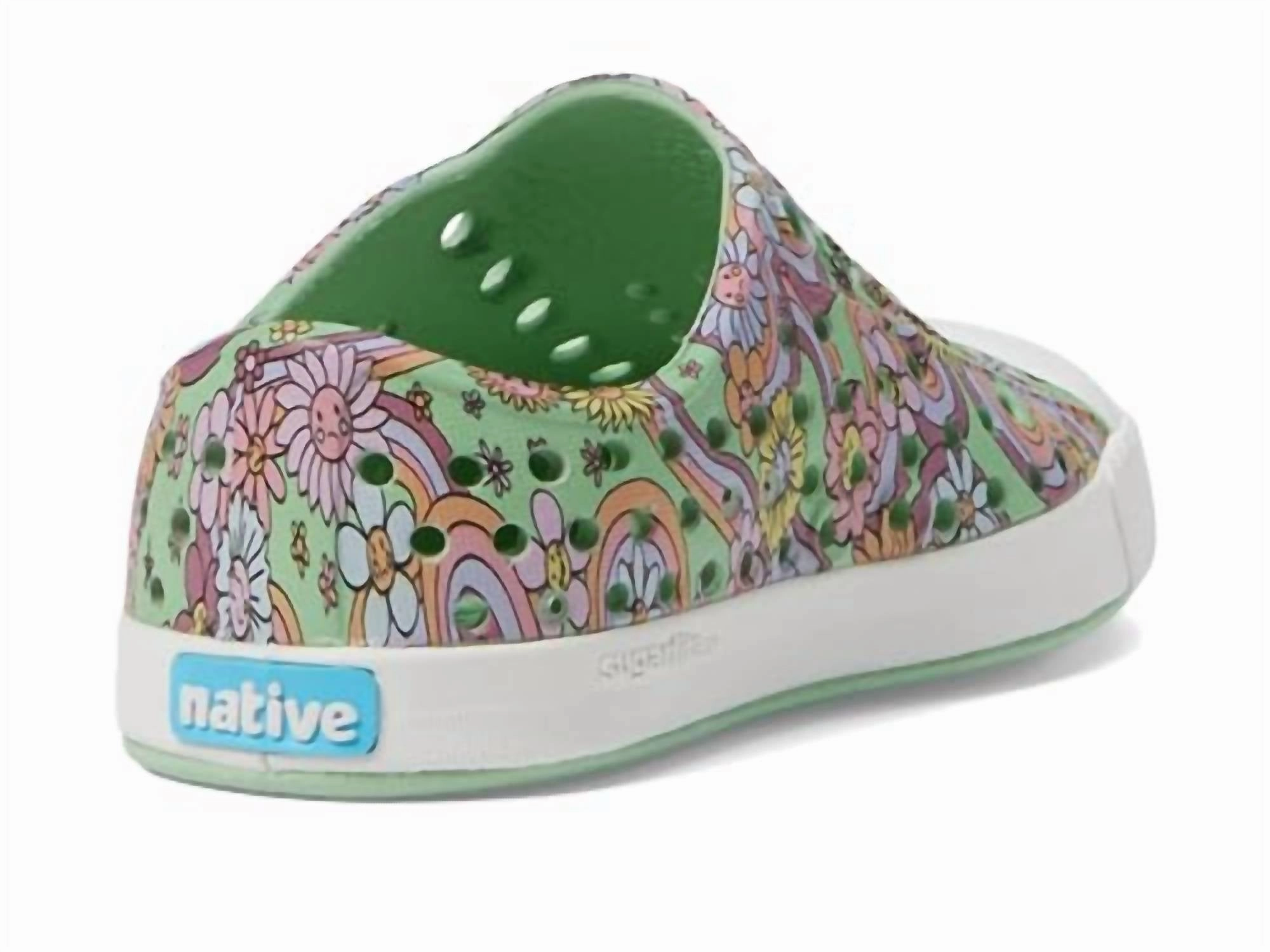 Kid's Jefferson Print Shoes In Fig/apricot