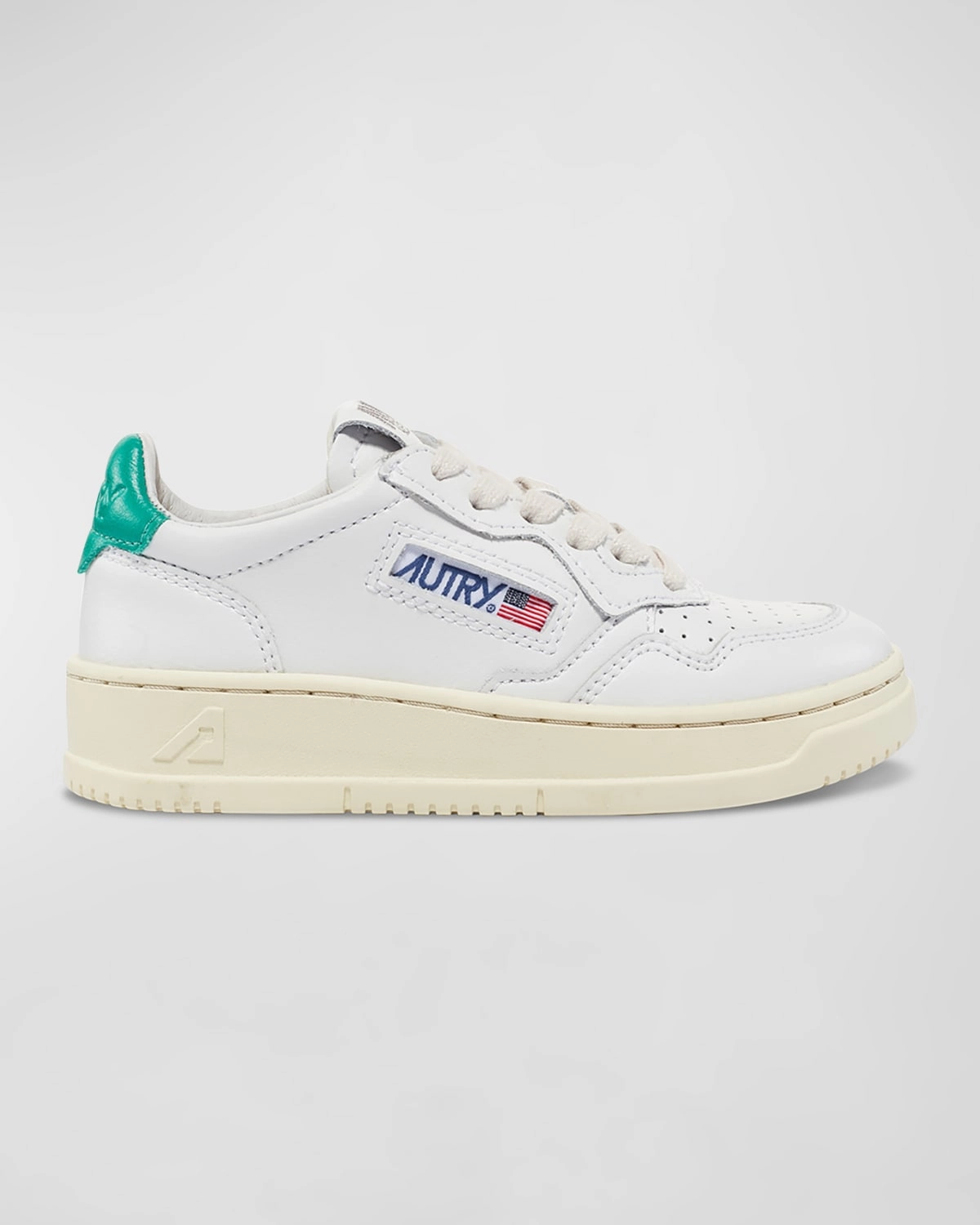 Kid's Medalist Low-Top Bicolor Leather Sneakers, Toddlers/Kids Cheap Girls Footwear online