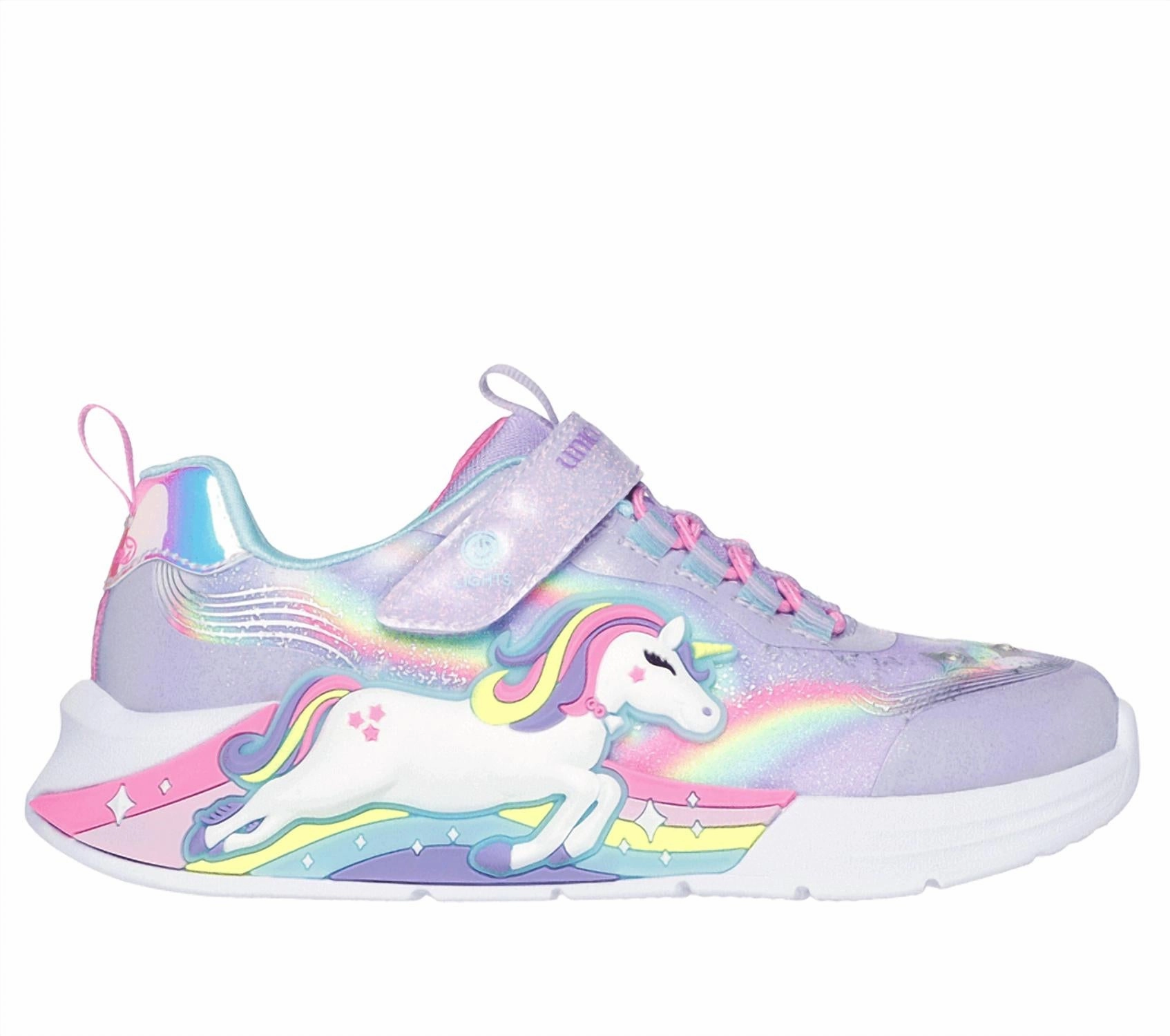 Kid's Unicorn Chaser Sneaker In Lavender/mulit Online sale for Girls Shoes