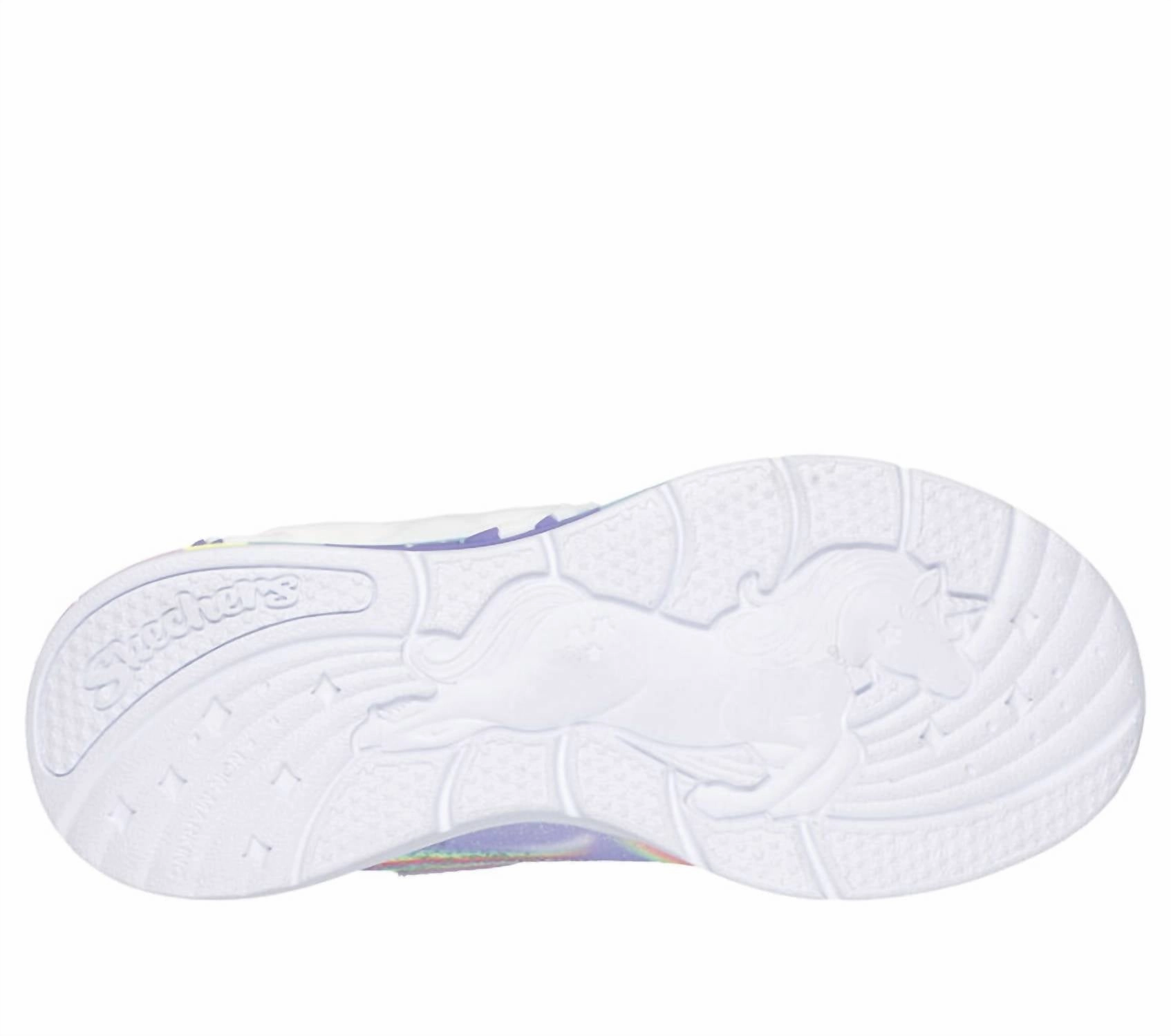 Kid's Unicorn Chaser Sneaker In Lavender/mulit