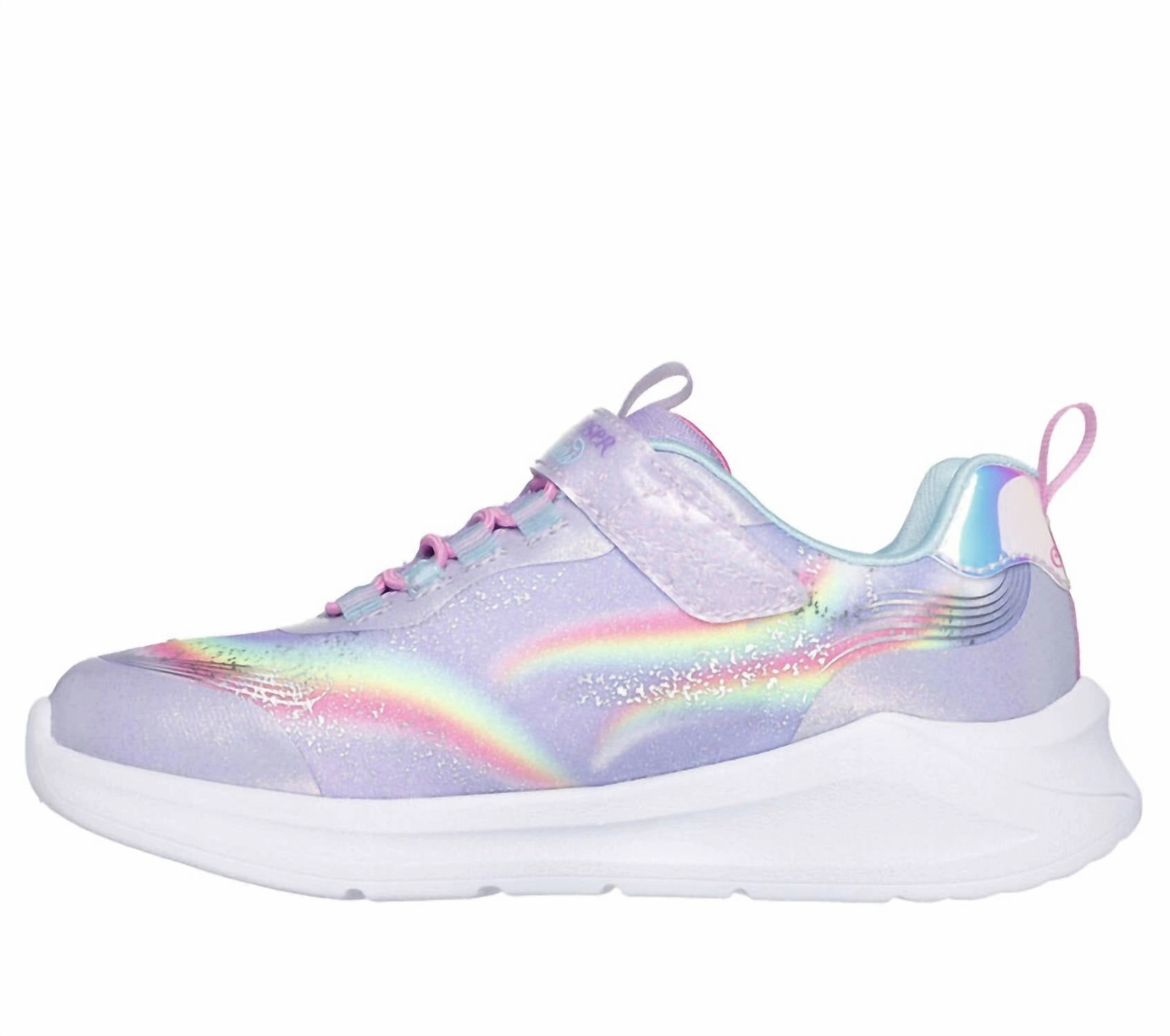 Kid's Unicorn Chaser Sneaker In Lavender/mulit