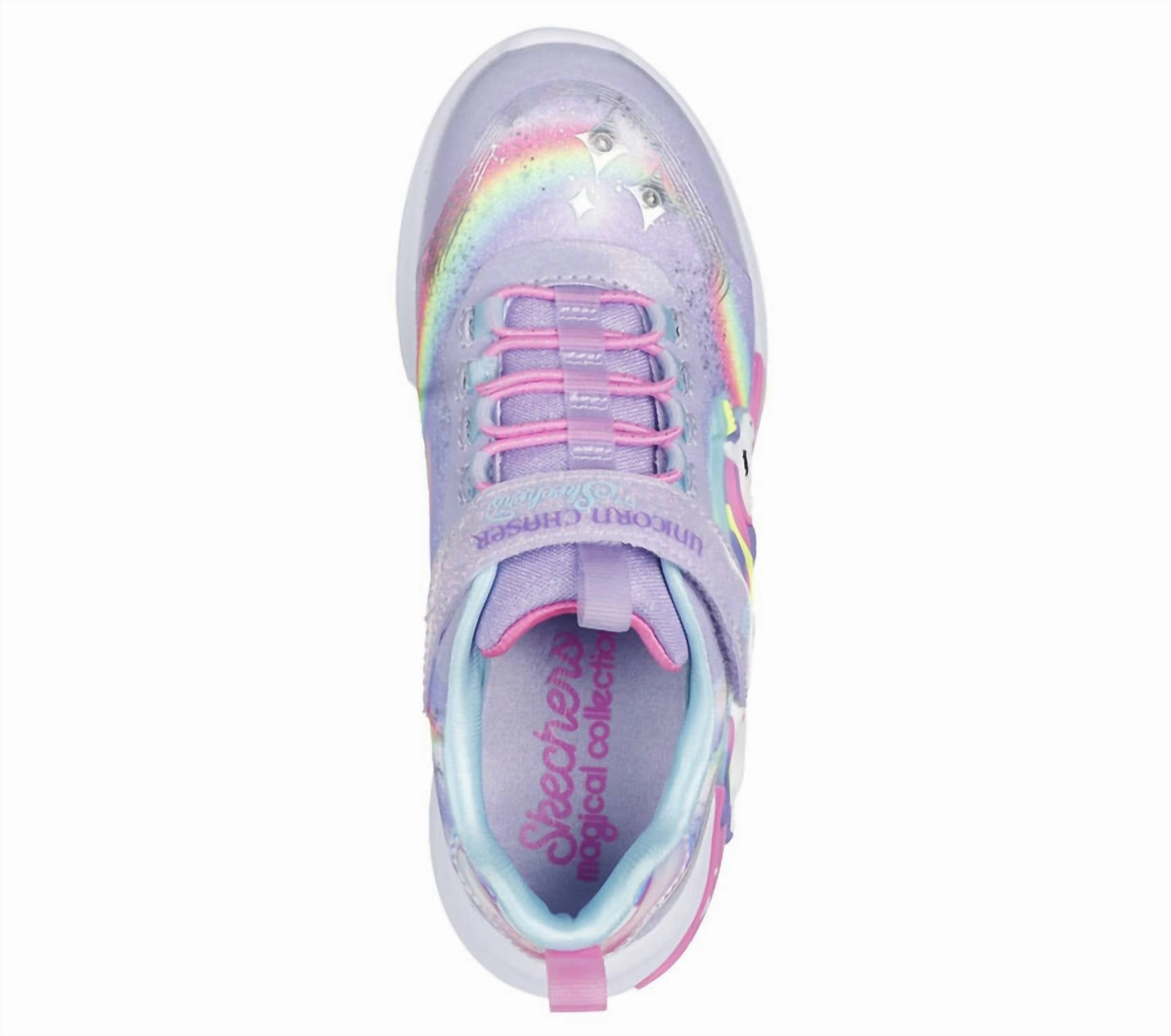 Kid's Unicorn Chaser Sneaker In Lavender/mulit